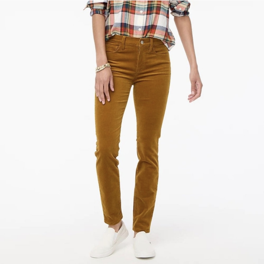 NWT JCrew 9" Mid-Rise Skinny Corduroy Pants